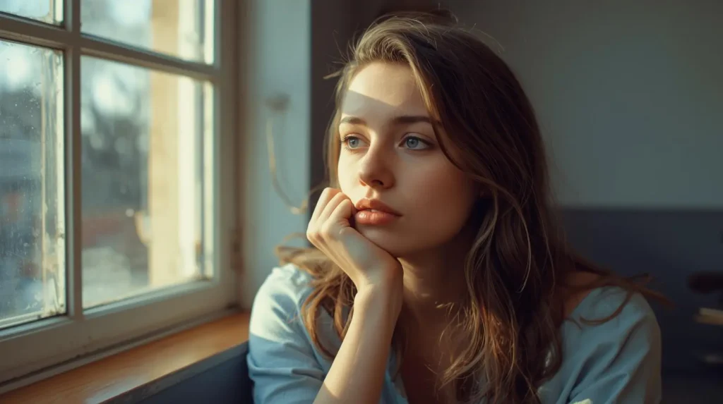 Une femme qui se questionne sur son orientation sexuelle